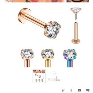 Nose stud body jewel nose